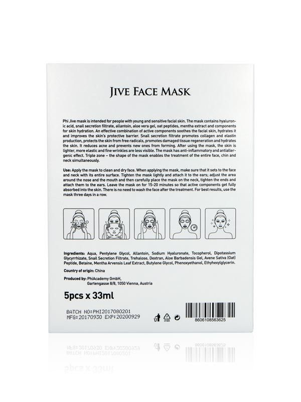 JIVE FACE MASK 1 X 5PCS